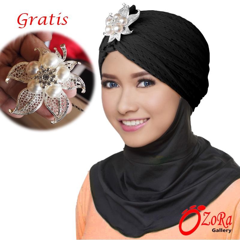 turban instan pesta dewasa bandana jilbab free bros