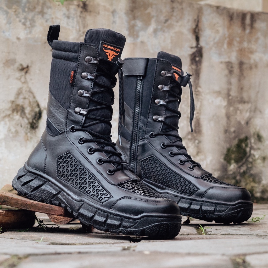 LIBRA - SEPATU PDL BOOT TINGGI KULIT ASLI RUBTRACK LIBRA