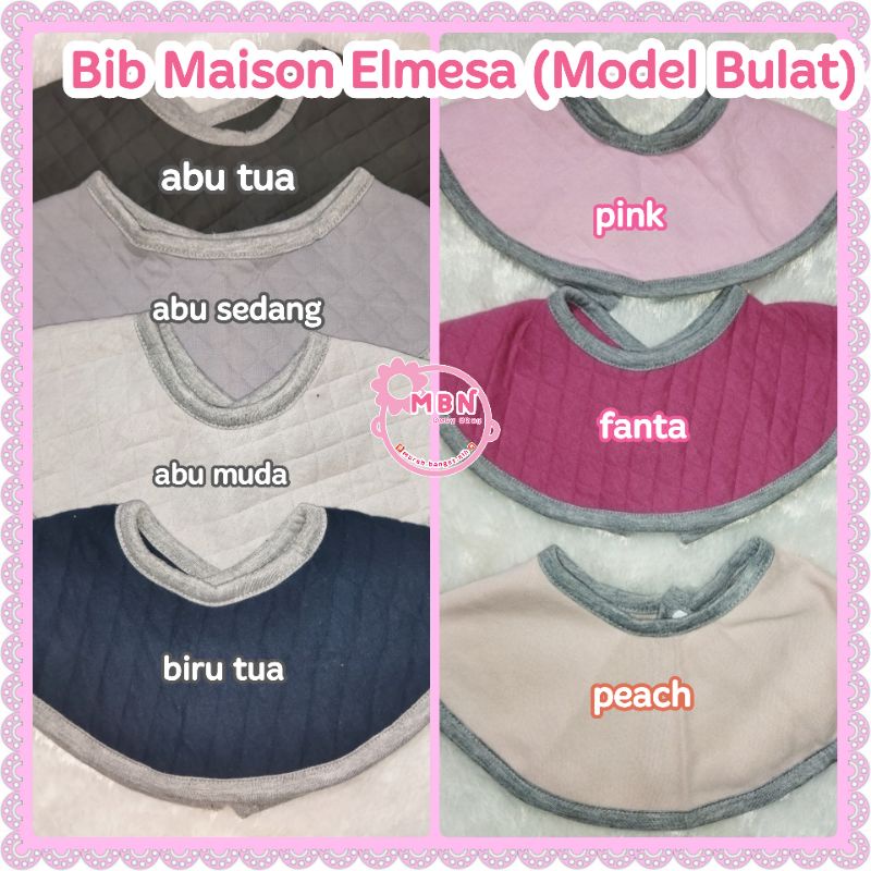 Maison Elmesa Bib Slabber Tatakan Iler Slabber Bulat