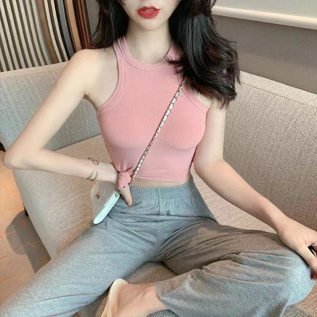 HOHO_HWANG (P-6) Tanktop /Tanktop fashion Baju senam Olahraga Fitness Yoga Wanita/sport wear/sport baju-5