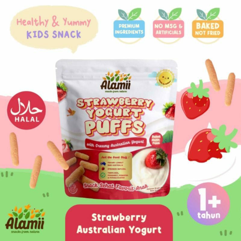 Alami Puffs - Snack Bayi - Anak 1 Tahun 25gr