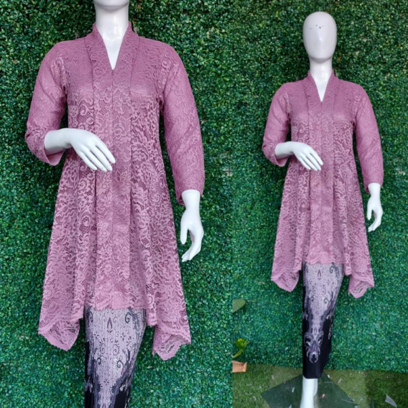 Setelan Kebaya Brokat / Kartini Brokat / Kebaya Modern /Kebaya Busui /Setelan Kebaya/ Ajc Kebaya