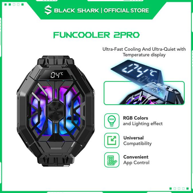 BLACK SHARK FunCooler 2 Pro Pendingin HP Gaming | Kipas HP Gaming