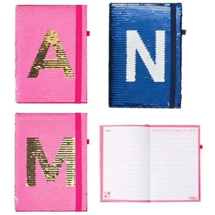 

Smiggle Notebook A5 Alpha Sequin Original on Sale !!!!