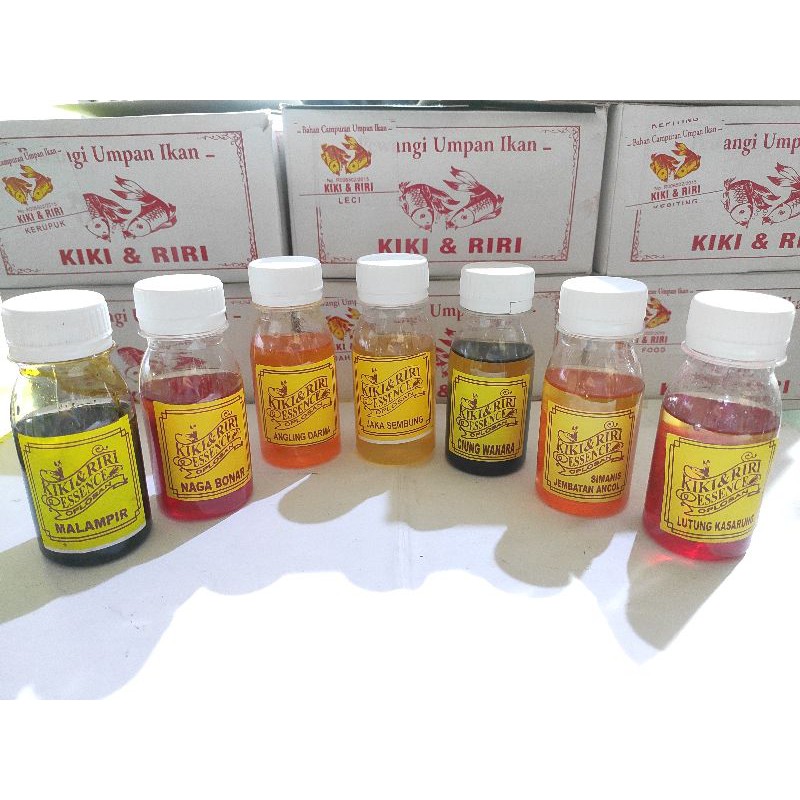 Essen Oplosan Kiki Riri, Essence Oplosan Ikan Mas, lele dll