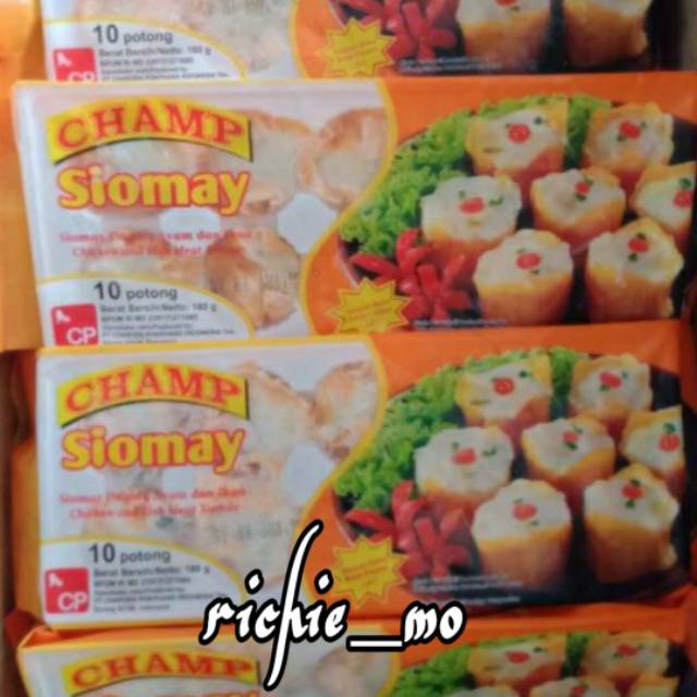 

Siomay Ayam Champ 180gr Isi 10 pcs