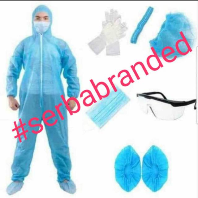  BAJU  APD  HAZMAT FULL SET LENGKAP  IMPORT Shopee Indonesia