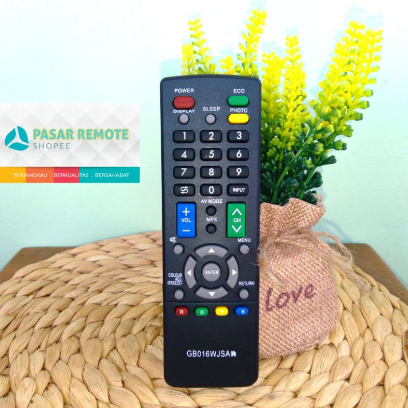 REMOTE TV SHARP LED LCD