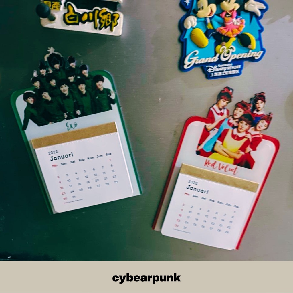 

Kalender Magnet Red Velvet & Exo - Bisa Custom Design