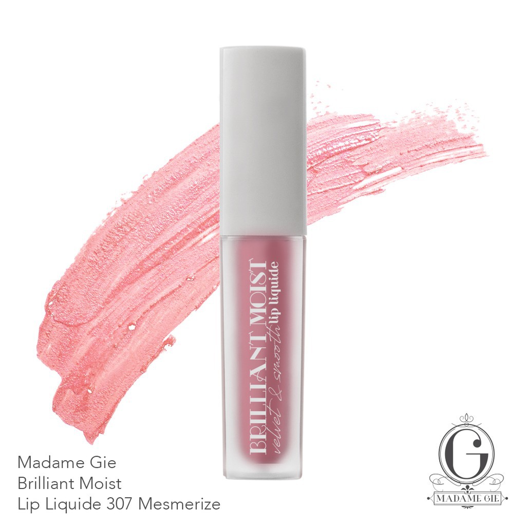 BISA COD Madame Gie Briliant Moist Velvet &amp; Smooth Lip Liquide - Lip Cream