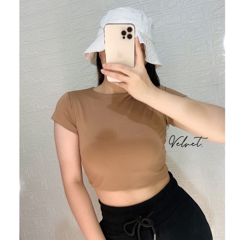 Becca Crop Top Jersey double layer