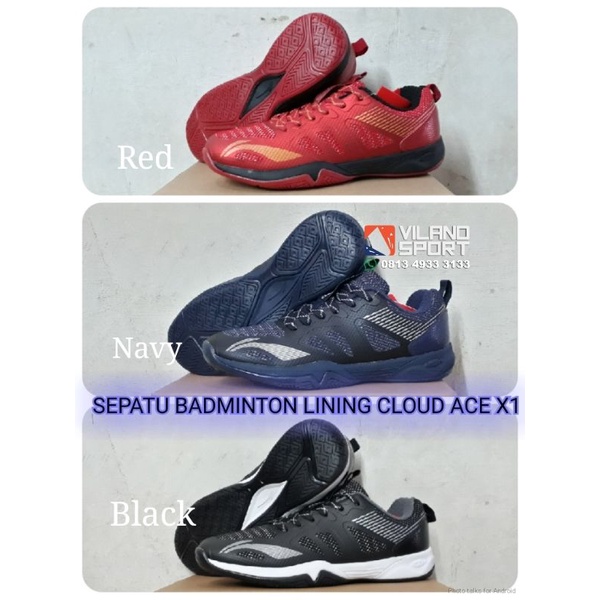 Sepatu Badminton Lining Cloud Ace X1 New Colour