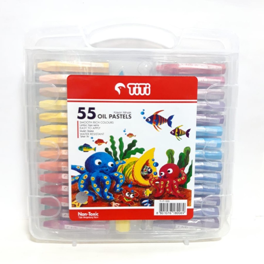 

Crayon Titi Oil Pastel Asli 55 warna