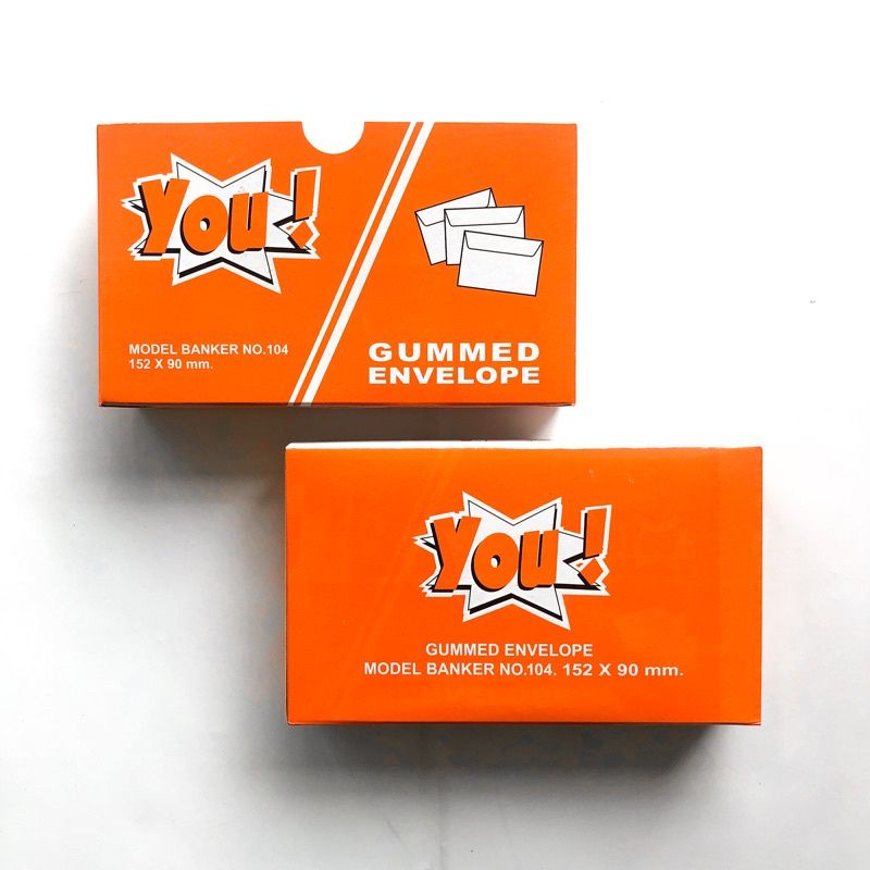 

(1 Pack) Amplop You Kiky 152 x 90 mm / Amplop Murah Kiky isi 50 Lembar