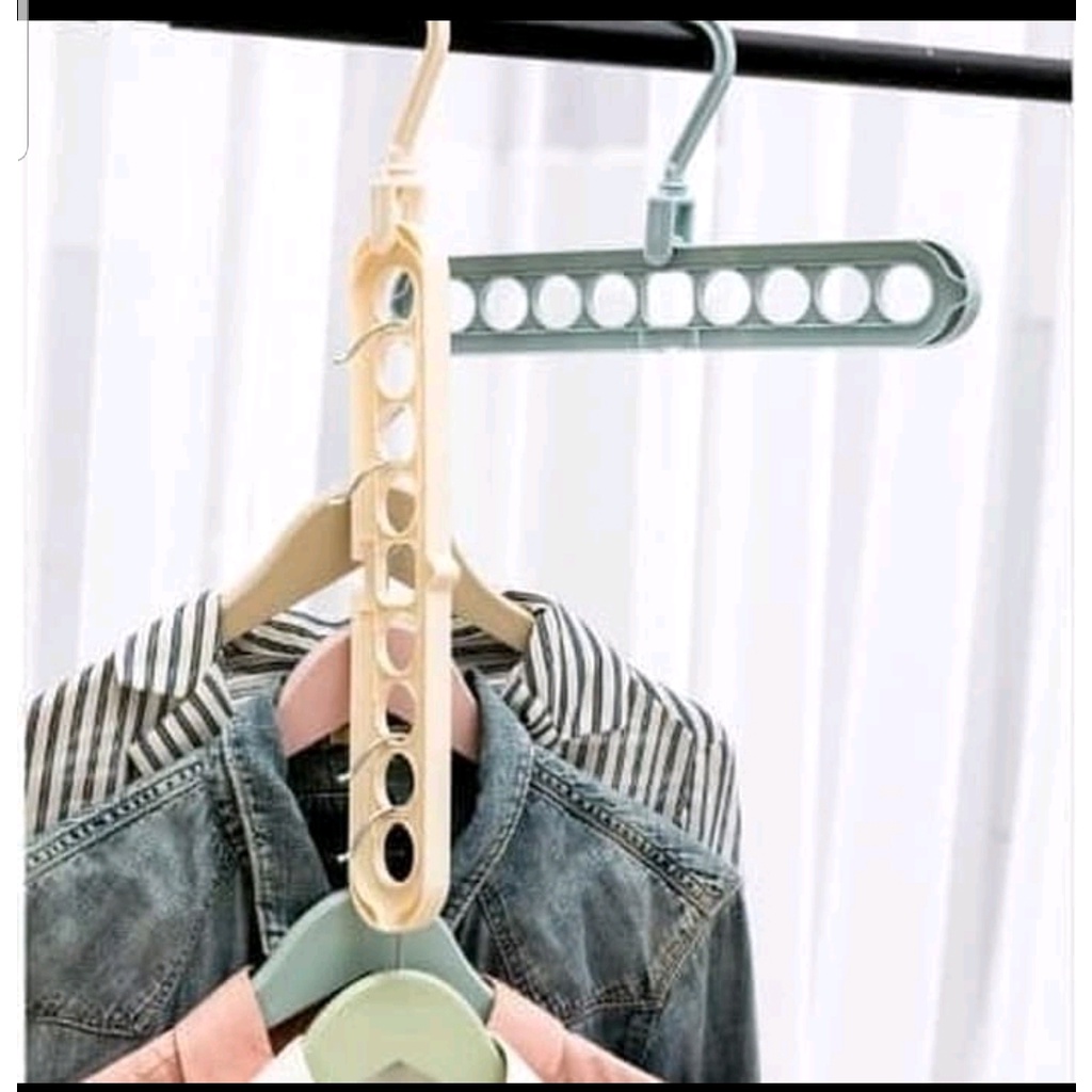 Magic Hanger Gantungan Baju Organizer 9 in 1 As Seen on Tv Serbaguna Multifungsi