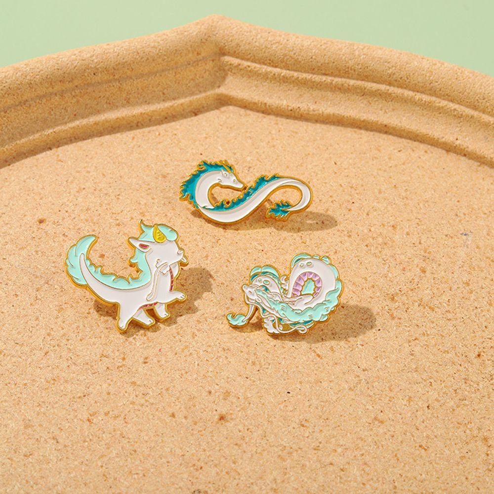 Needway Hewan Lencana Pin Warna-Warni Dekorasi Perhiasan Aksesoris Perjalanan Peringatan Desain Hewan Pakaian Kerah Pin Logam Enamel Bros