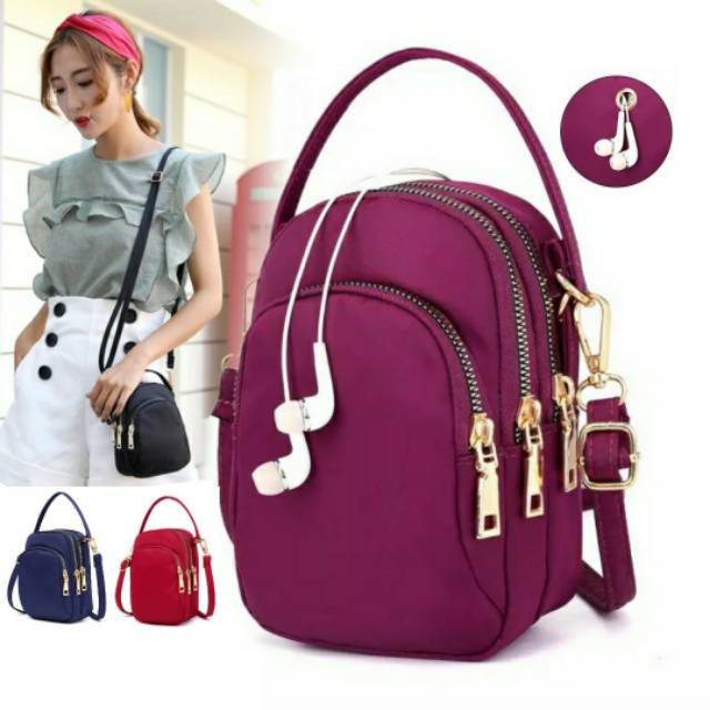 Hot Sale 11.11! Tas Fashion Wanita Tas Selempang Tas Murah | Tas Capsul | Tas Maroon | Tas Hitam | Tas Navy | Tas Merah