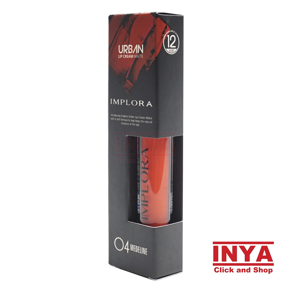 IMPLORA URBAN LIP CREAM MATTE 04 MEDELINE 2.9gr