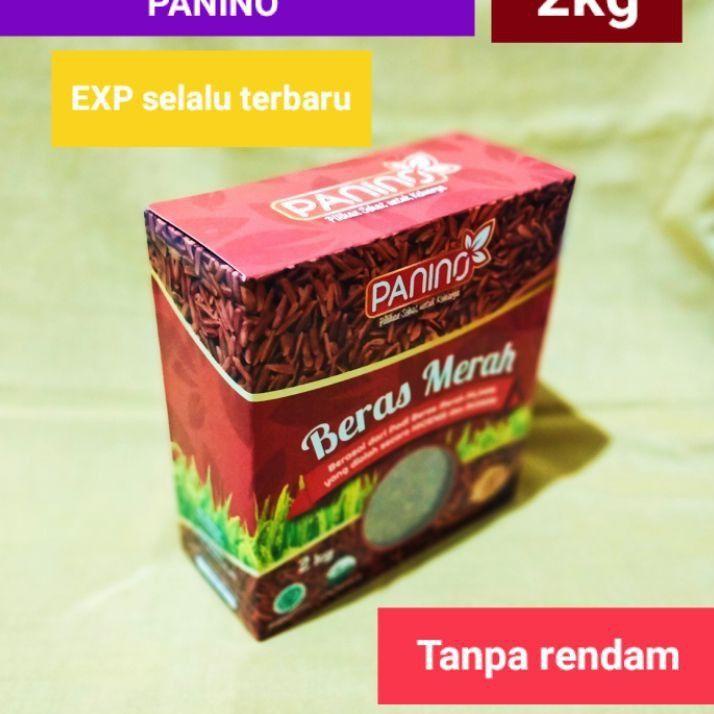 

Best! PANINO 2KG Beras Merah Organik Tanpa Rendam