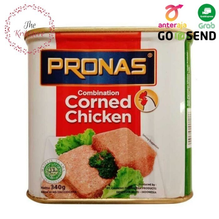 

PRONAS Corned Chicken Korned Daging Ayam 340 gr