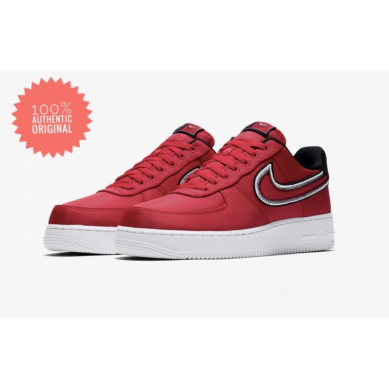 Nike Air Force 1 '07 LV8 Reverse Stitch Red/White