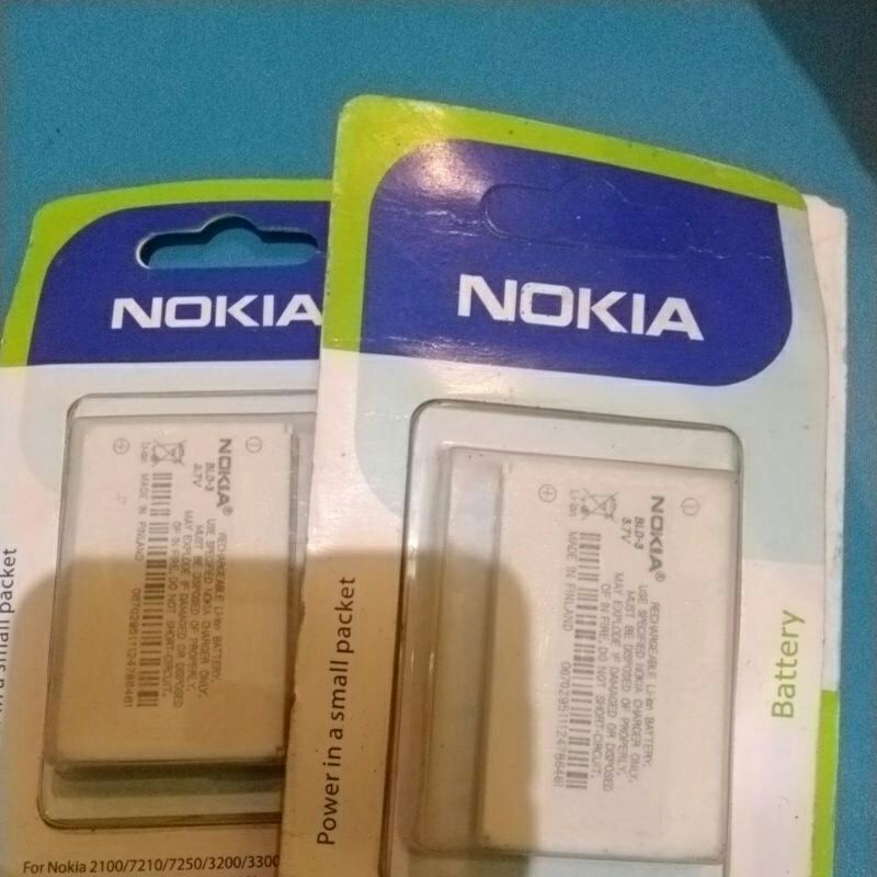 Baterai Nokia BLD-3 BLD3 Jadul Nokia 2100 3200 Barang Langka