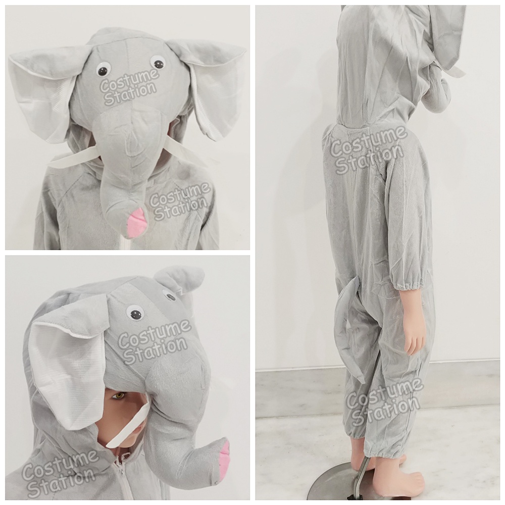 Kostum Onesie Elephant / Costume Gajah Hewan Animal Binatang anak