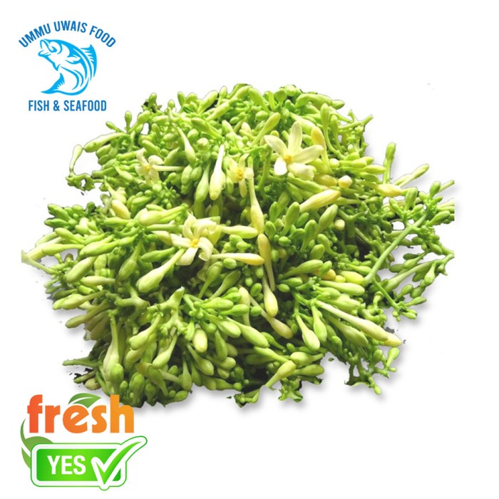 

Sayur Bunga Pepaya Segar - 250 Gram