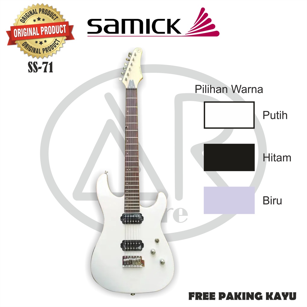 Gitar elektrik original murah samick ss 71 bonus paking kayu