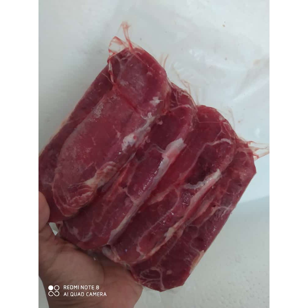 

JUAL DAGING STEAK SIRLOIN KEMASAN 500 GRAM