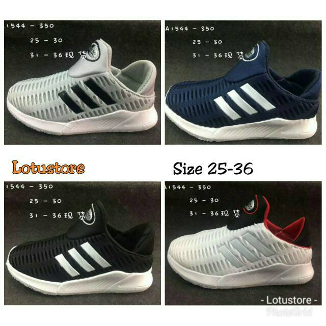 Sepatu anak Adidas ultrabost kids slip on slop sport running casual sekolah