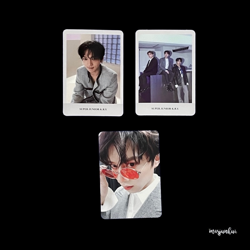 Super Junior Officia PC Photocard - Yesung KRY WWWU Heechul Play One More Chance