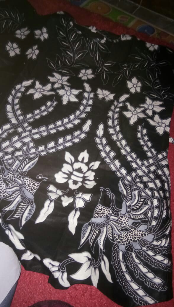 Batik Couple Keluarga Sania Ruffle Ori Ndoro Jowi Dnt Cendrawasih Abu