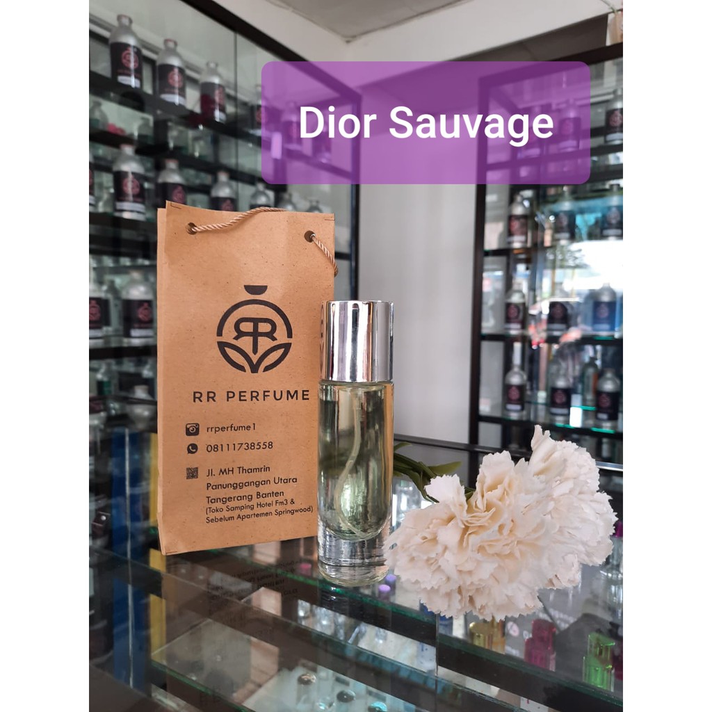 Parfum Refill Dior Sauvage Premium Parfum Pria/Wanita