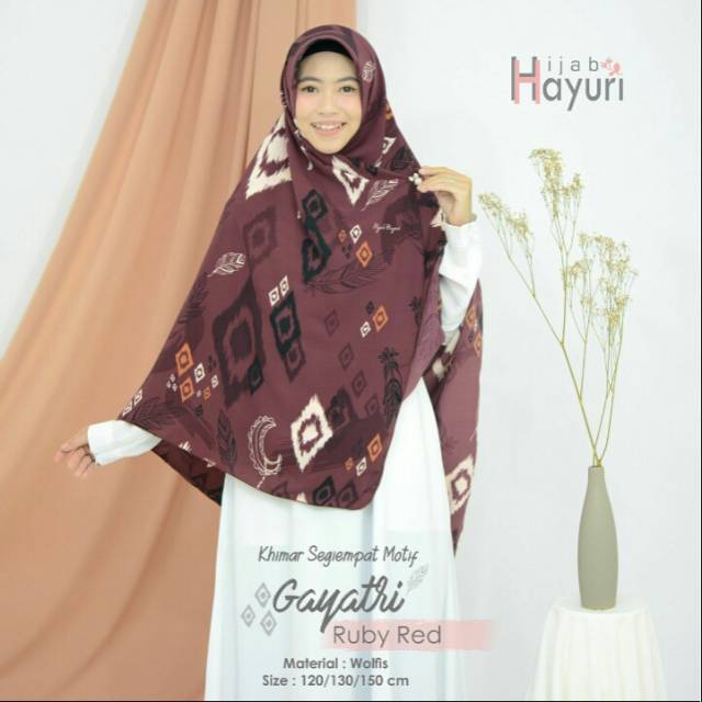 HIJAB SEGI4 130 x 130 &amp; 150 x 150 || GAYATRI ||BY HAYURI