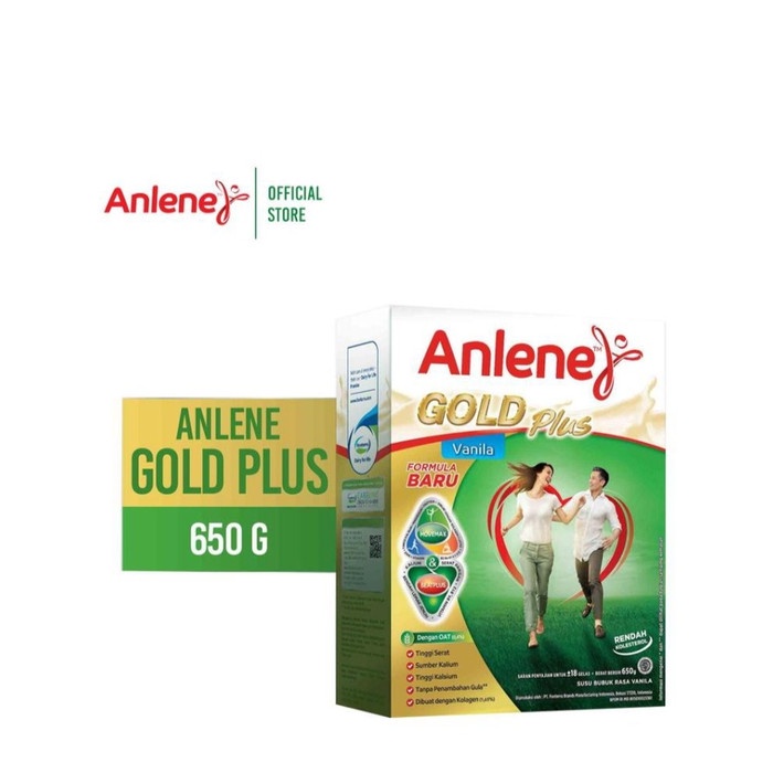 

fe20011vv Anlene Gold Plus Hi Calcium Vanila Original Coklat 650 Gram - Vanila Xa201As