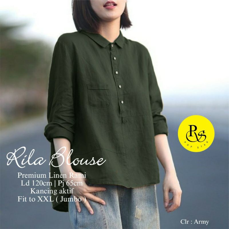 RILA BLOUSE BAJU WANITA TERBARU