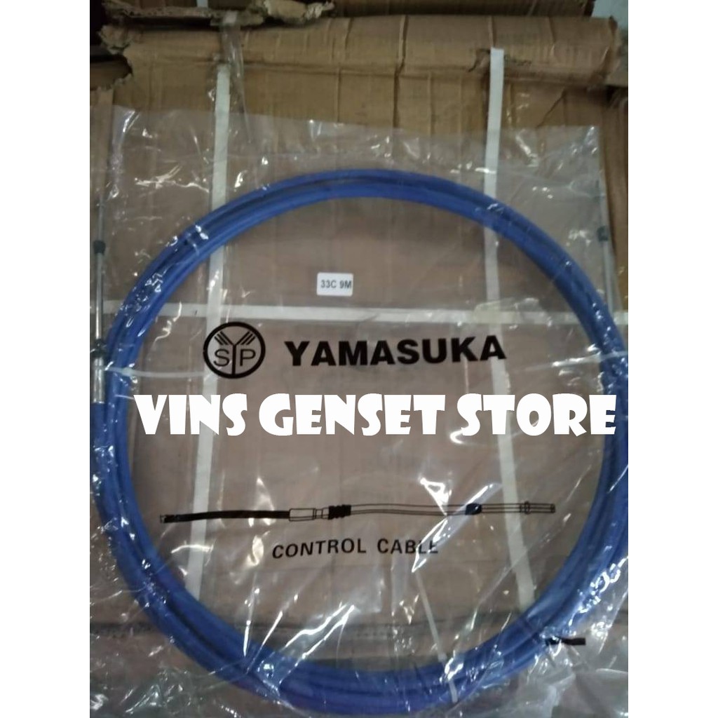 [BISA COD] Cable Handle Gas Kapal/Kabel Remote Handle Kontrol Kapal Ukuran 3M/4M/5M/ 6M - Yamasuka