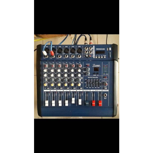 Power mixer PMX 602D ( 6 channel ) sinarsak71 Juara