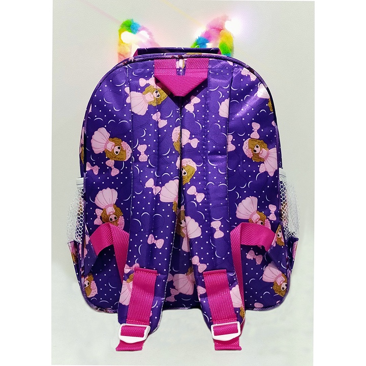 TAS RANSEL Anak Perempuan Mini PAUD / TK karakter BT21 FREE BANDO LAMPU !!!  tas sekolah / tas ranse