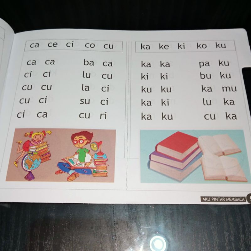 buku pintar membaca jilid 1 full colour 19x27cm