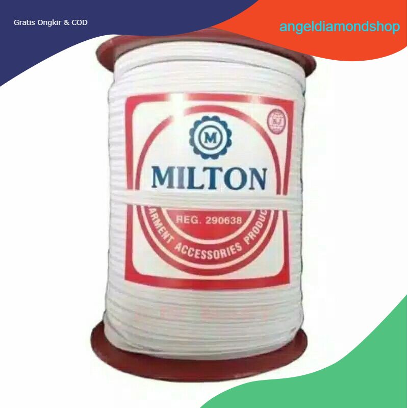 COD 1 Roll Karet Elastis 3 Mili (0,3 CM)  MILTON / Tali Karet Baby MILTON C3