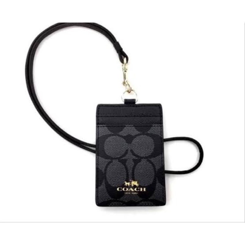 

COC F65573 Lanyard/Coach ID Card Holder - Black