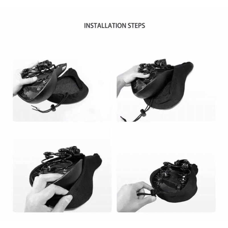 Sarung Jok Sepeda Bantalan Cover sadle empuk saddle sarung busa united tebal mtb lipat roadbike BMX-3