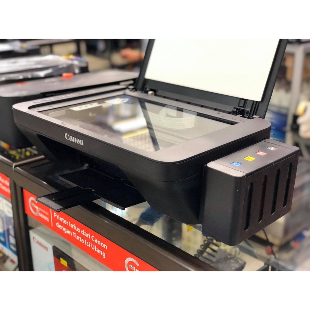 Printer pixma Canon MG 2570s plus infus siap pakai baru