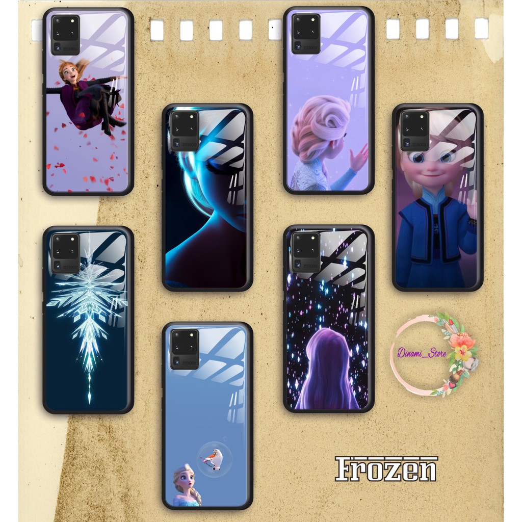 back case glass FROZEN  oppo vivo samsung iphone realme all type DST1264