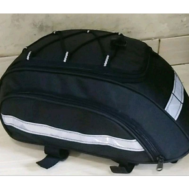 Tas Motor Tas Helm Pannier Jok Belakang Tas sepeda Box motor touring side bag motor dilengkapi raincover