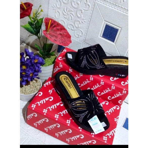 sandal cewek wedges calbi hak 5cm-7