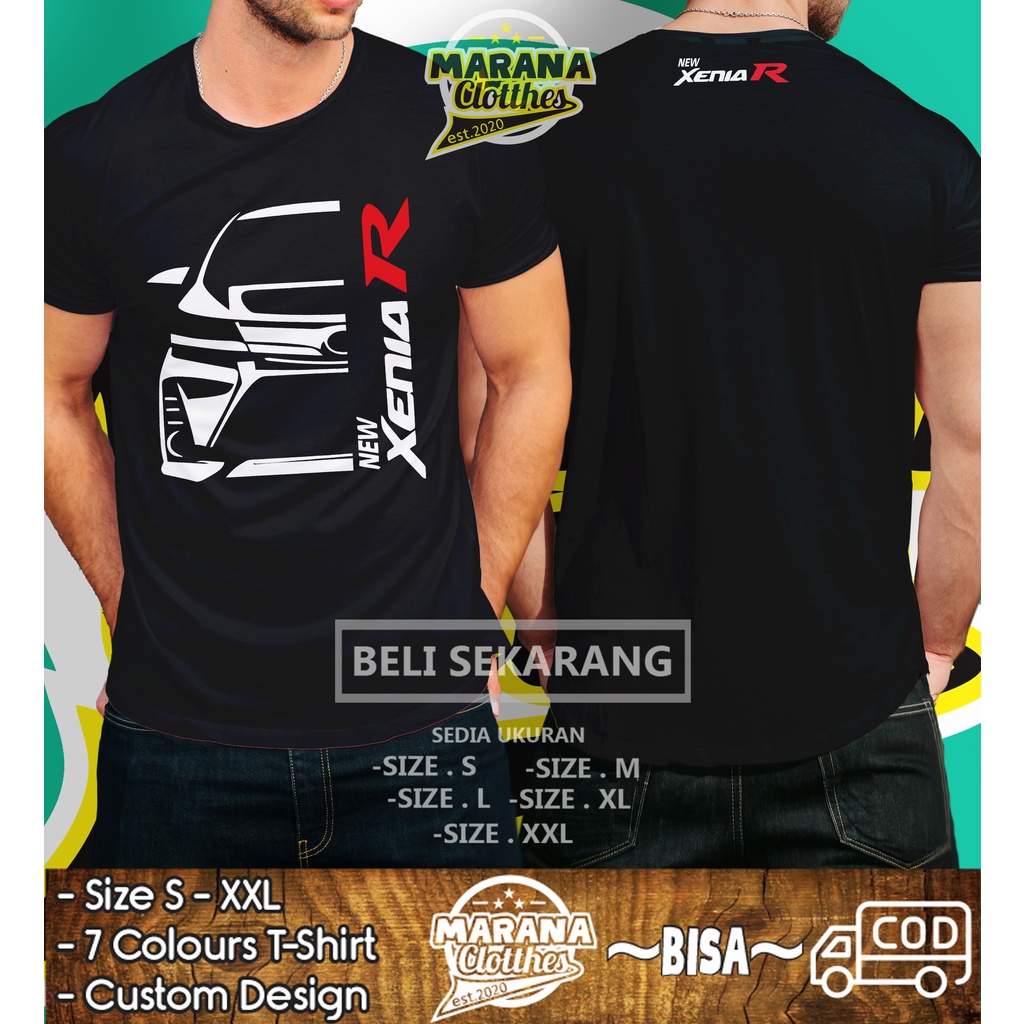 Kaos Mobil Daihatsu New Xenia R Baju Otomotif