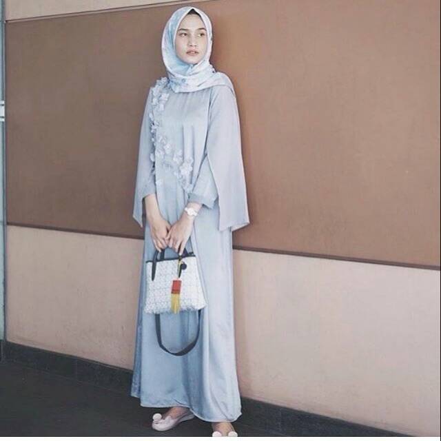 Preloved gamis vanilla hijab